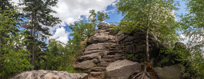 Neun Felsen
