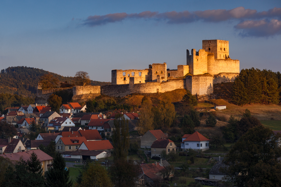 The ruins of Rabí Castle